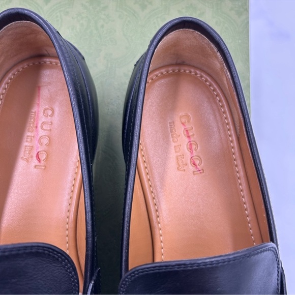 Men’s Gucci Jordan horse fit leather loafer size 9 fits 10 US made in Italy - Picture 11 of 11